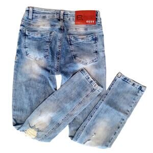 Estero Ragazza Jeans 1981 Illegal Fight Club Straight Cut Made in Turkey SZ 28
